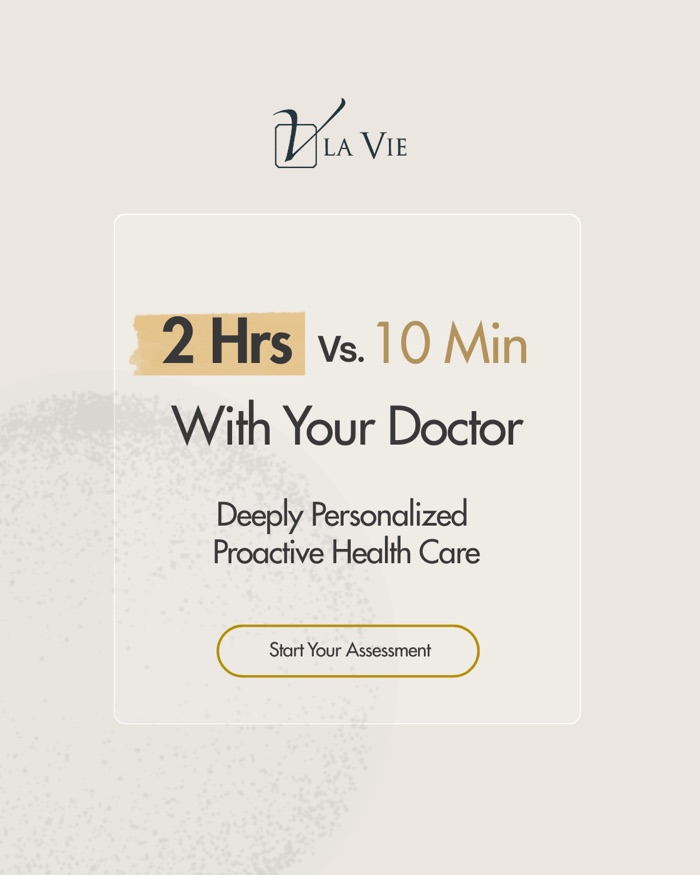 La Vie Executive Health ad creative