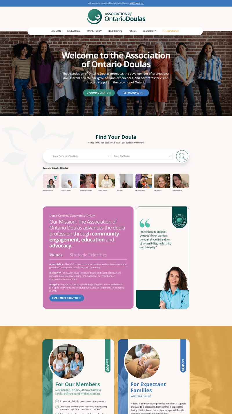 Doula Association of Ontario