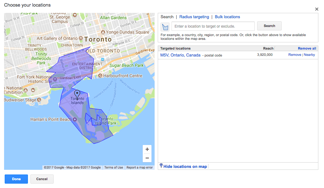 Location Targeting Toronto - Consultus Digital