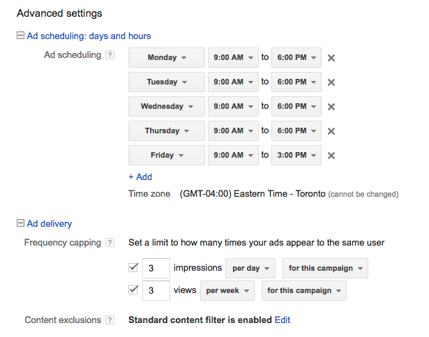 Ad Scheduling And Frequency Capping - Consultus Digital