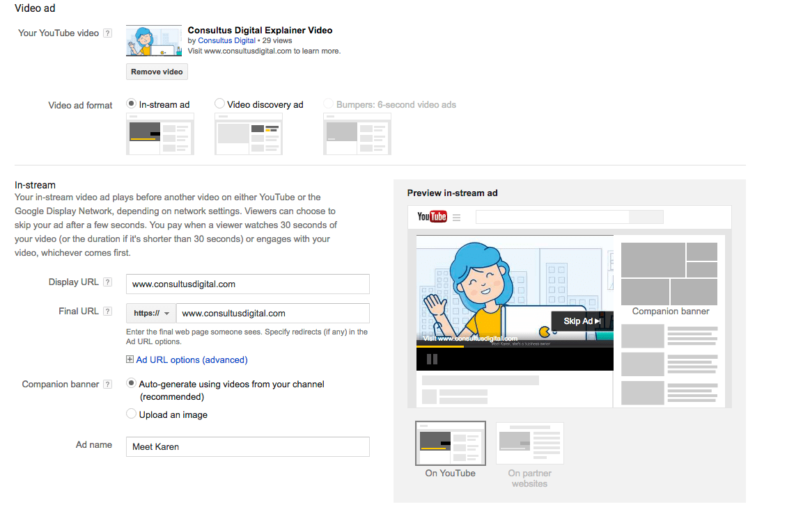 Ad Group And Ad Settings - Consultus Digital