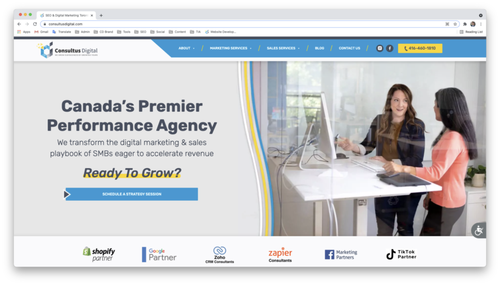 New Website - Consultus digital