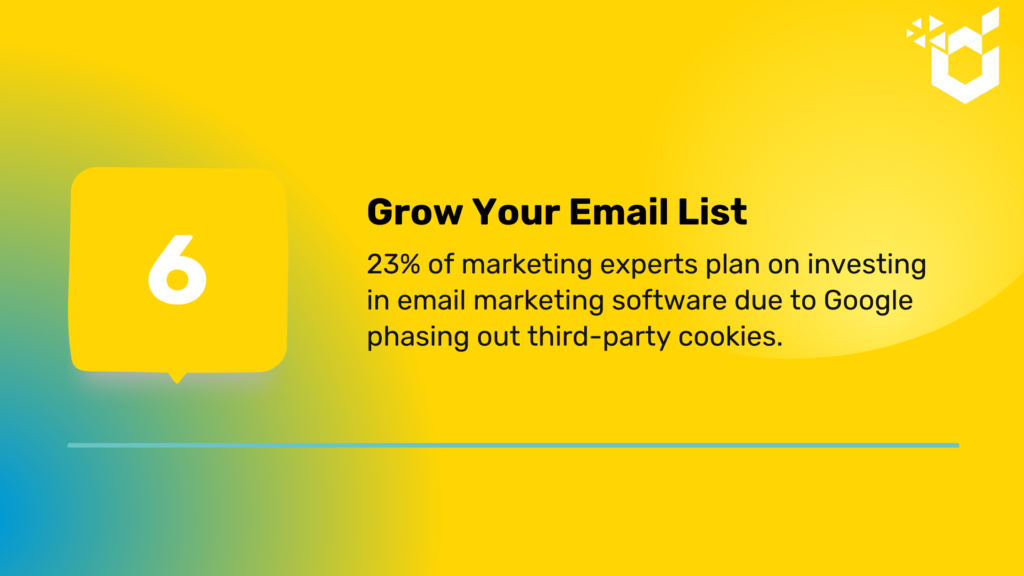 Digital marketing trend - grow your email list