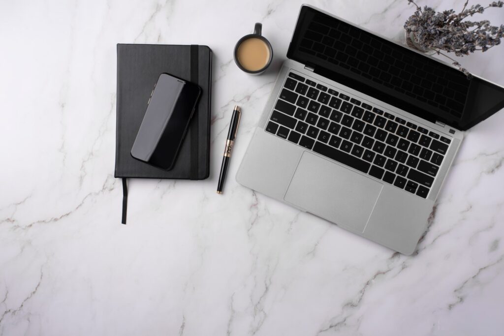 laptop on desk | lead generation