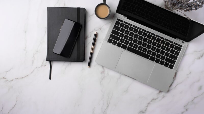 laptop on desk | lead generation
