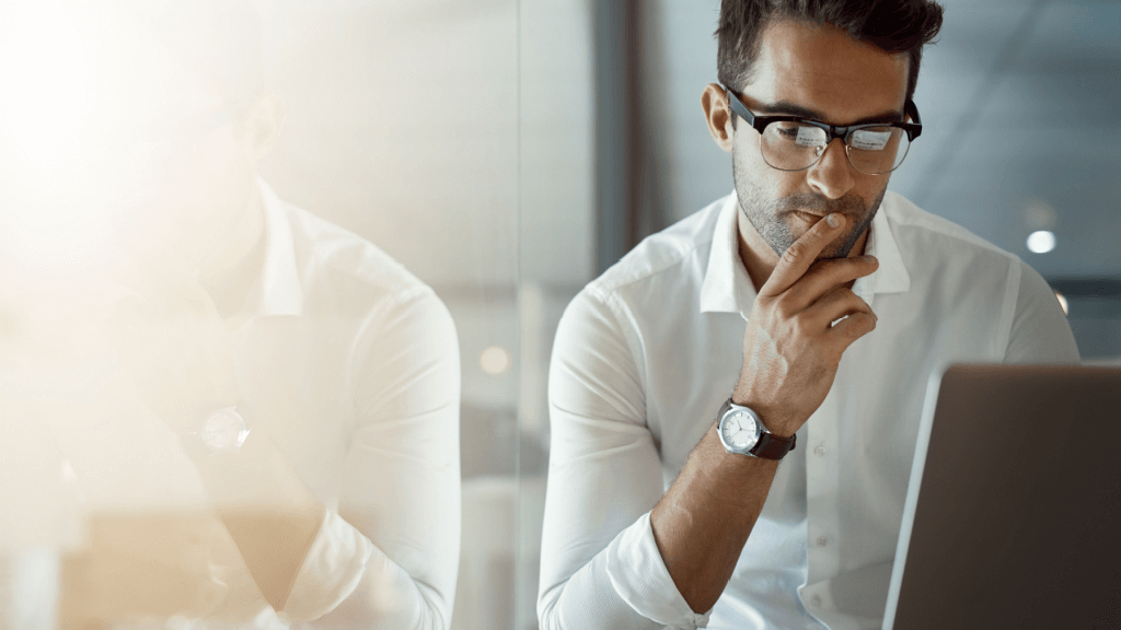 A digital marketer thinking about marketing automation compliance challenges