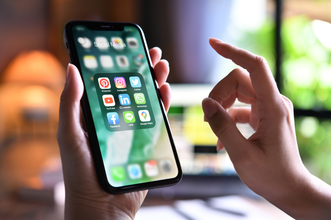 App subscriptions on an iPhone screen