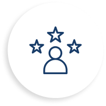 Unmatched Client Experience Icon
